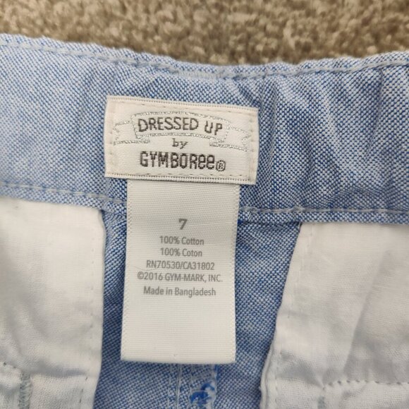 Gymboree Boy's Dress Pants in Light Blue Size 7 100% Cotton Formal Party Wedding - Picture 4 of 7